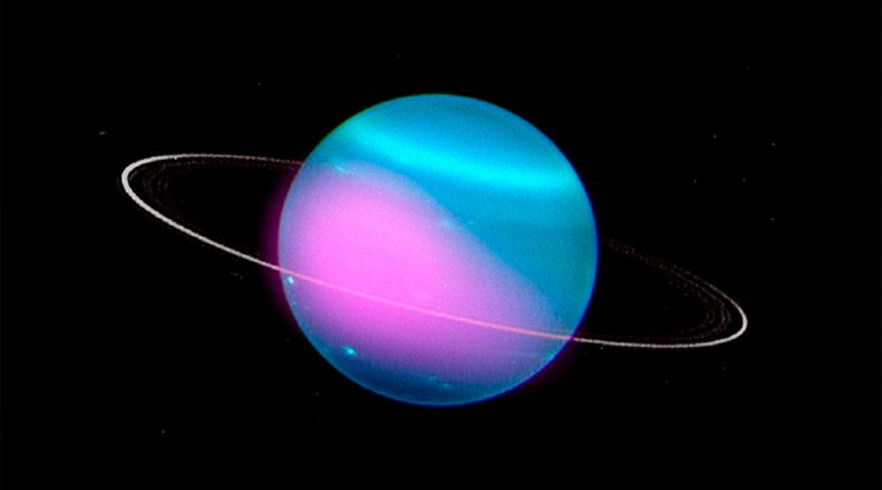 Detectan rayos X provenientes de Urano
