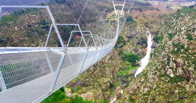 Abre en Portugal el puente colgante peatonal más largo del mundo y es espectacular