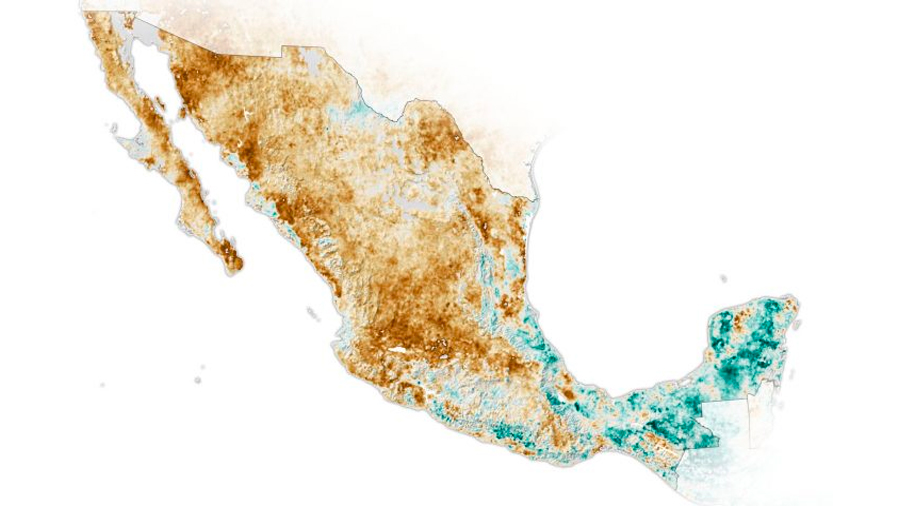México vive su peor sequía en 30 años, según la NASA