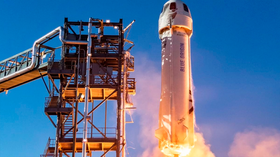 Blue Origin subastará un lugar en su primer vuelo de turismo espacial