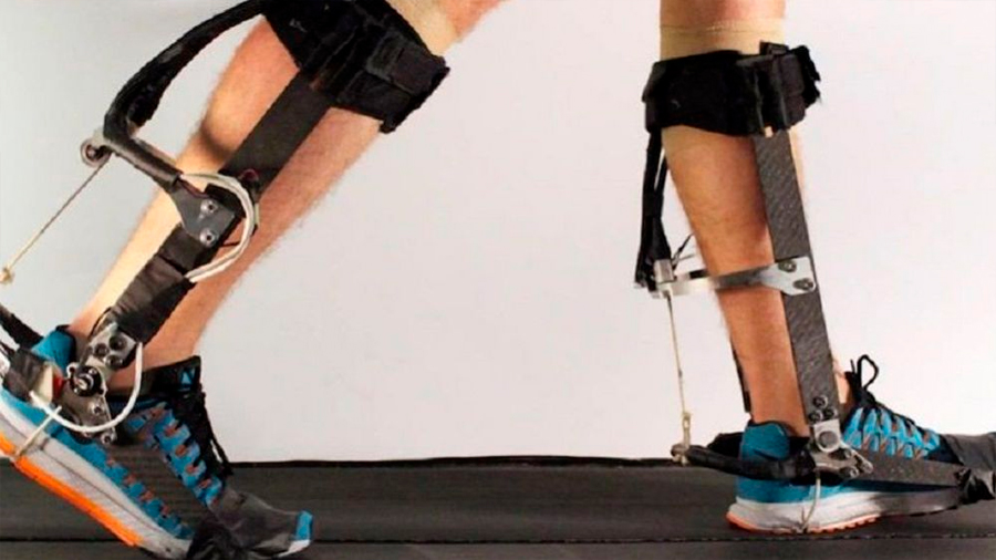Exoesqueleto de tobillo para poder caminar más deprisa