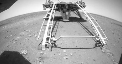 Rover chino Zhurong recorre superficie de Marte por primera vez