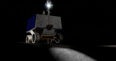 Un róver de la Nasa usará faros para buscar agua en cráteres lunares