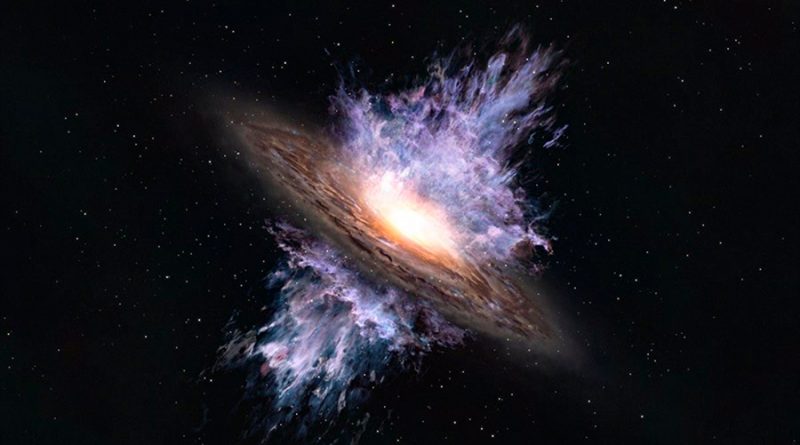 ALMA descubre la primera tormenta gigantesca de agujeros negros
