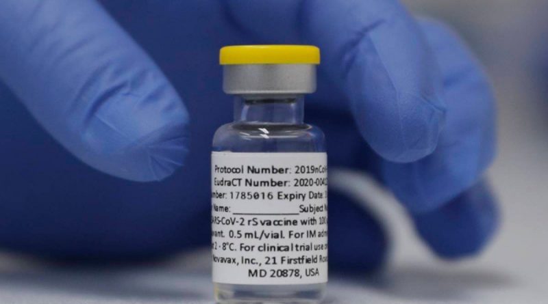 Novavax reporta que su vacuna covid tiene eficacia de más del 90%