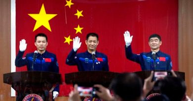 China enviará 3 astronautas a su estación espacial Tianhe