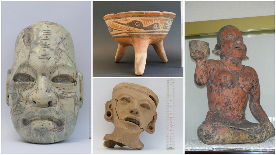 Figuras y vasijas: 34 piezas arqueológicas fueron devueltas por ciudadanos alemanes a México