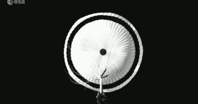 El paracacaídas gigante de ExoMars supera el test de gran altitud