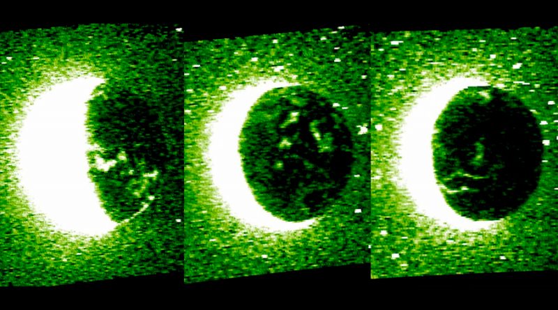 Primeras imágenes de las auroras discretas de Marte captadas por la sonda emiratí