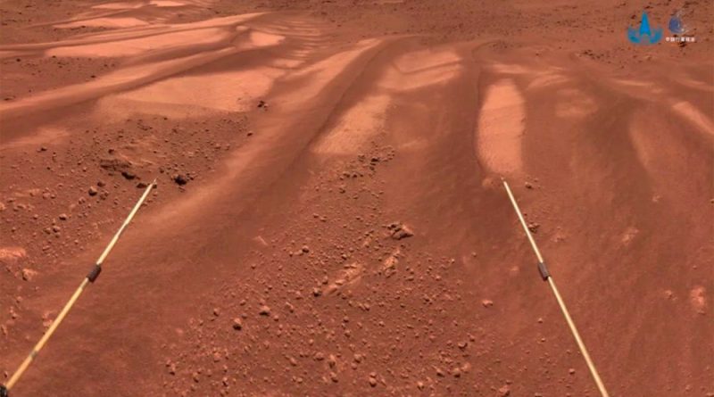El rover chino Zhurong recorre 585 metros durante dos meses en Marte