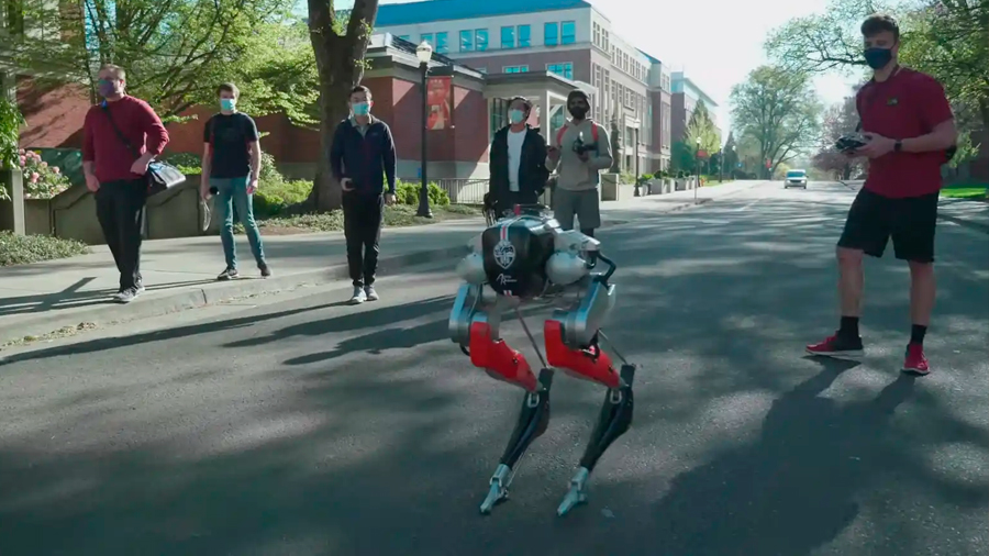 Cassie, el robot que puede correr 5 kilómetros en menos de una hora