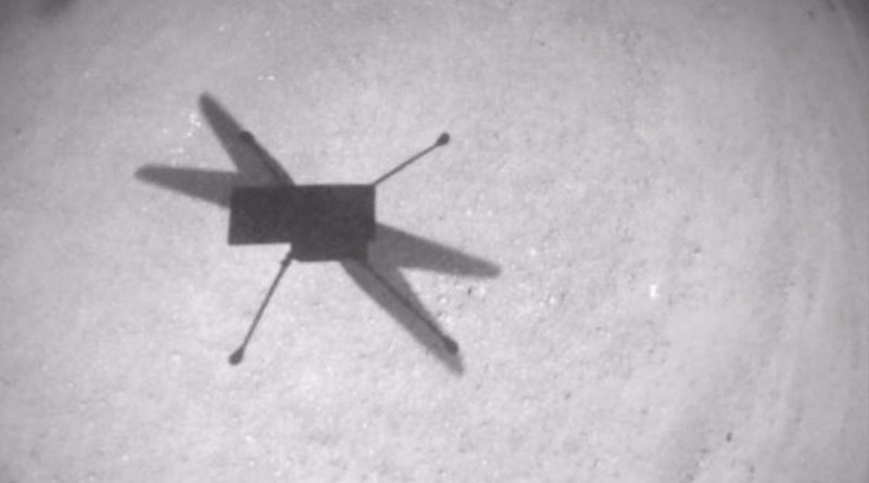 Ingenuity cubre con éxito su undécimo vuelo en Marte