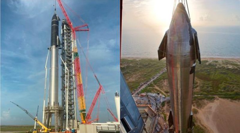 SpaceX ensambla el cohete espacial más grande de la historia