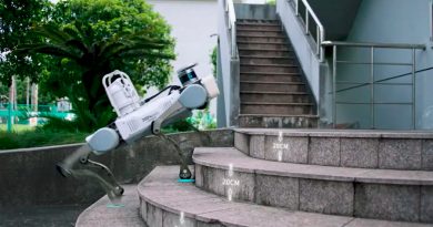 China desvela su primer perro robot impermeable de grado industrial
