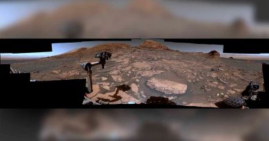 Increíble vista panorámica de Marte que tomó la NASA desde lo alto de un monte marciano