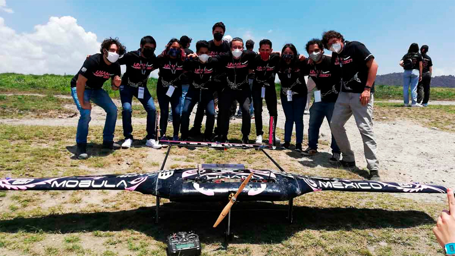Estudiantes de la UNAM crean nave no tripulada y ganan el SAE Aero Design Internacional