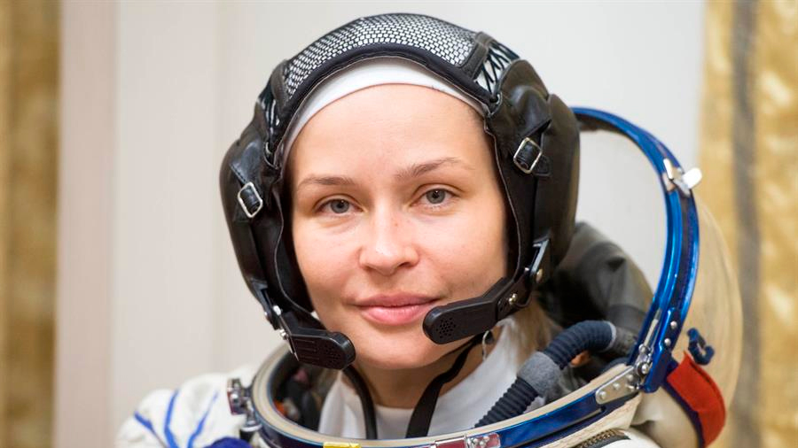 Actriz rusa se somete al último examen antes de rodar el primer film en el espacio
