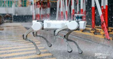 Diseñado un robot con patas resistente a la lluvia
