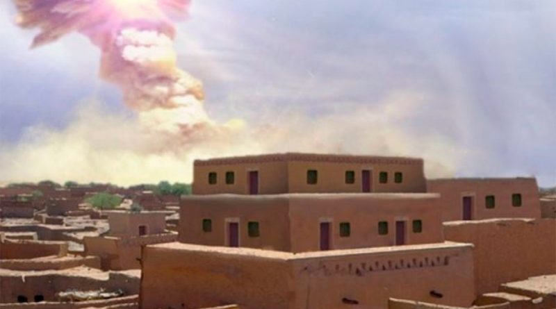 Un impacto cósmico destruyó una antigua ciudad en el Valle del Jordán