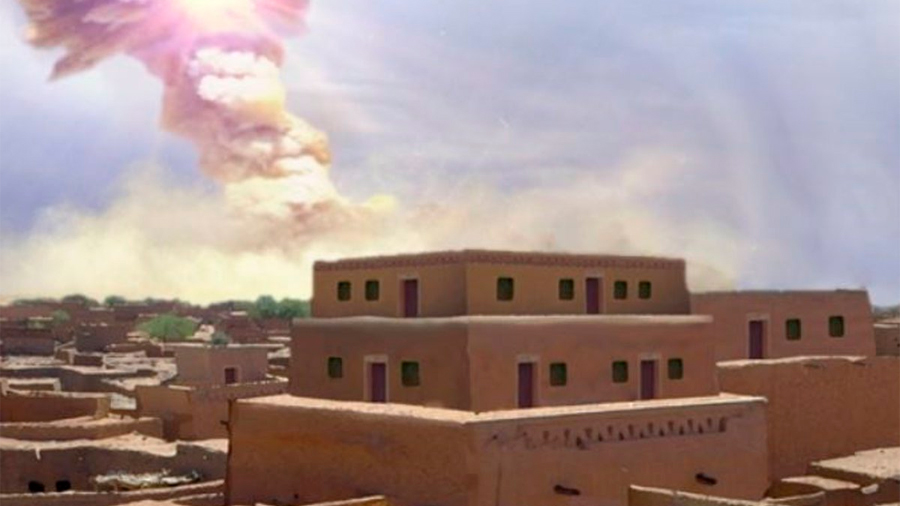 Un impacto cósmico destruyó una antigua ciudad en el Valle del Jordán