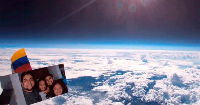 Colombiano que grabó la estratosfera rompió un récord mundial