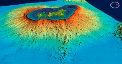Detectaron el volcán submarino más grande jamás registrado en la costa de Madagascar
