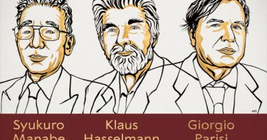 Premio Nobel de Física para Syukuro Manabe, Klaus Hasselmann y Giorgio Parisi, los teóricos de los sistemas complejos