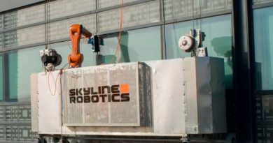 Robot que limpia ventanas en rascacielos: una alternativa para el aterrador empleo