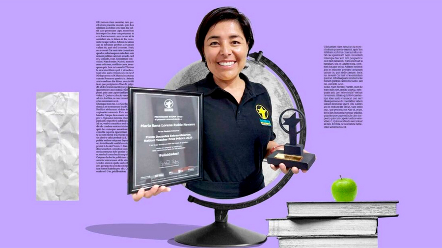 Una mexicana está entre las 10 maestras más extraordinarios del mundo en materias STEM