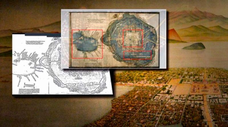Mapa de Hernán Cortés revela cómo se veía Tenochtitlan