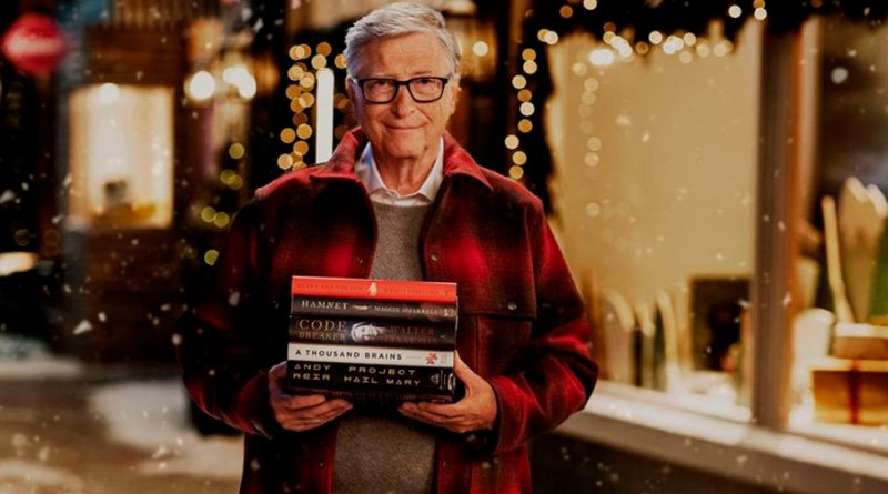 Los 5 libros que Bill Gates recomienda para esta Navidad