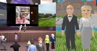 Pareja realiza su boda virtual con avatar y los invitados crearon los suyos