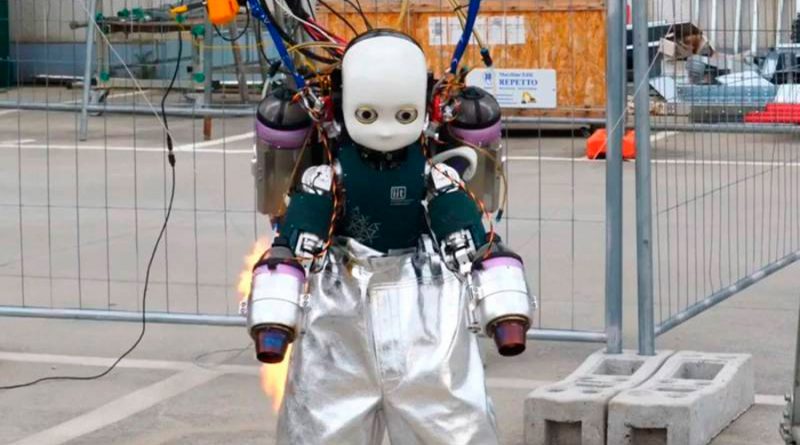 Científicos italianos crean un robot humanoide que volará como Astro Boy