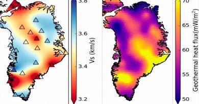 El ruido de la Tierra muestra qué hay bajo el hielo de Groenlandia