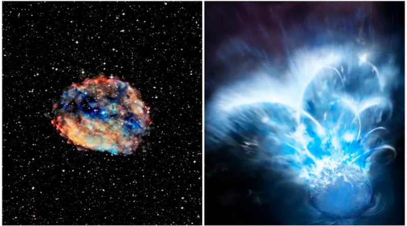 Una estrella de neutrones libera la energía que emite el Sol en 100 mil años
