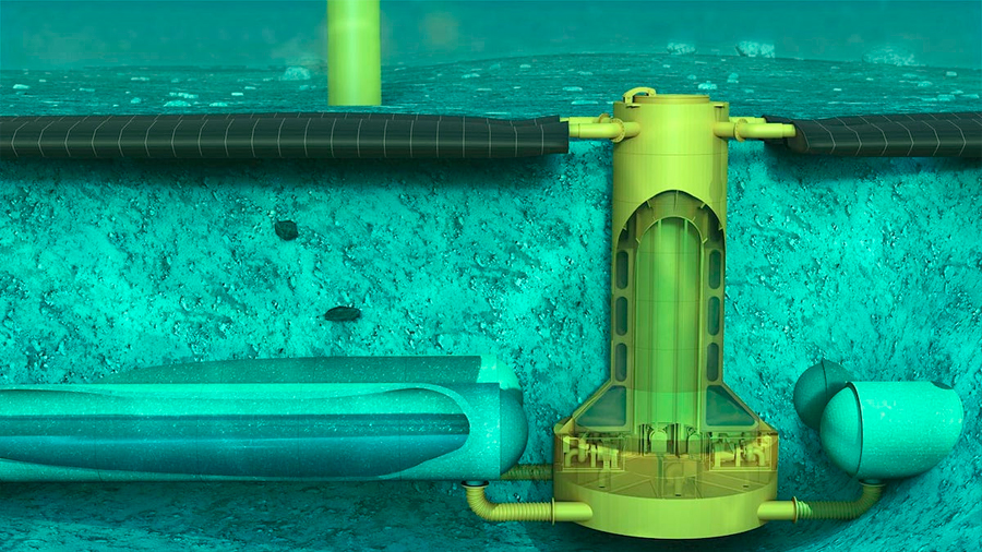Presentan una batería oceánica que almacena energía renovable en el fondo del mar