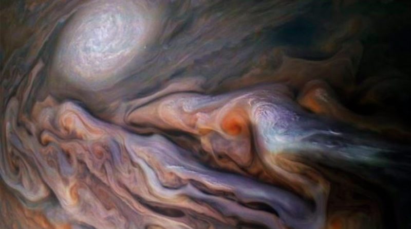 La física oceánica explica los ciclones en Júpiter