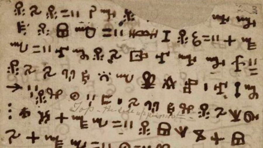 Una rara escritura africana ilustra cómo evolucionó la lengua escrita