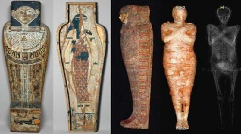 El feto de una momia egipcia se ha conservado en su útero durante 2.000 años