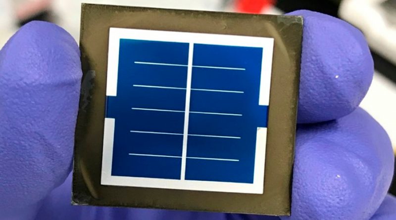 KAUST crea una célula solar en tándem de perovskita y silicio con una eficiencia del 28,2%