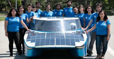 Estudiantes chilenos fabrican el primer auto solar de Latinoamérica