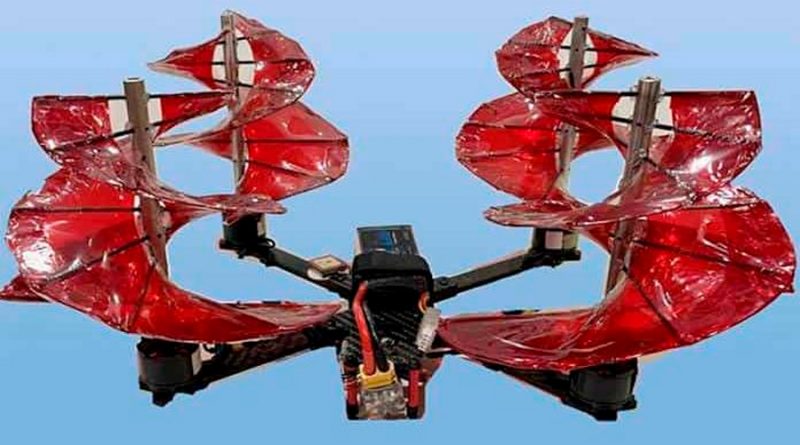 Construyen dron inspirado en un diseño de helicóptero de Da Vinci