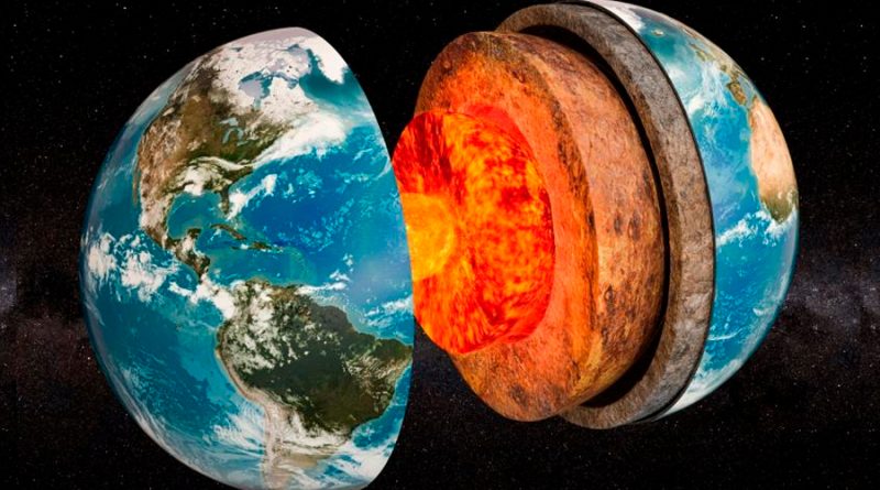 El núcleo interno de la Tierra presenta un estado entre líquido y sólido