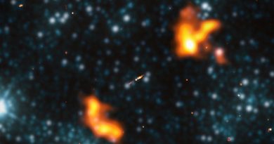 Descubren la mayor radiogalaxia del universo a 3.000 millones de años luz de nosotros