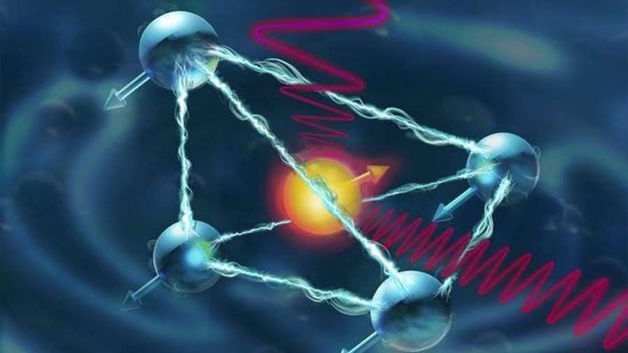 El encadenamiento de átomos produce almacenamiento cuántico