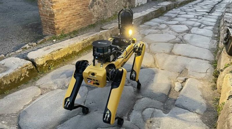 Un perro-robot para descubrir y proteger Pompeya