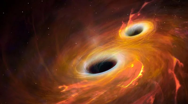 Descubrieron que dos agujeros negros supermasivos chocarán y se fusionarán