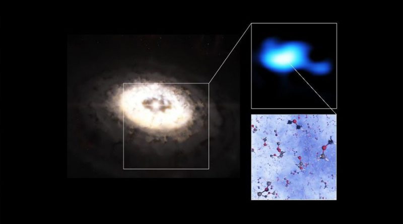 Descubierta la mayor molécula en un disco de formación de planetas