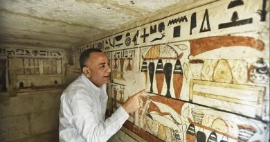 Egipto muestra tumbas ancestrales descubiertas en Saqqara