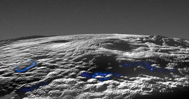 Localizan volcanes de hielo de grandes dimensiones en Plutón